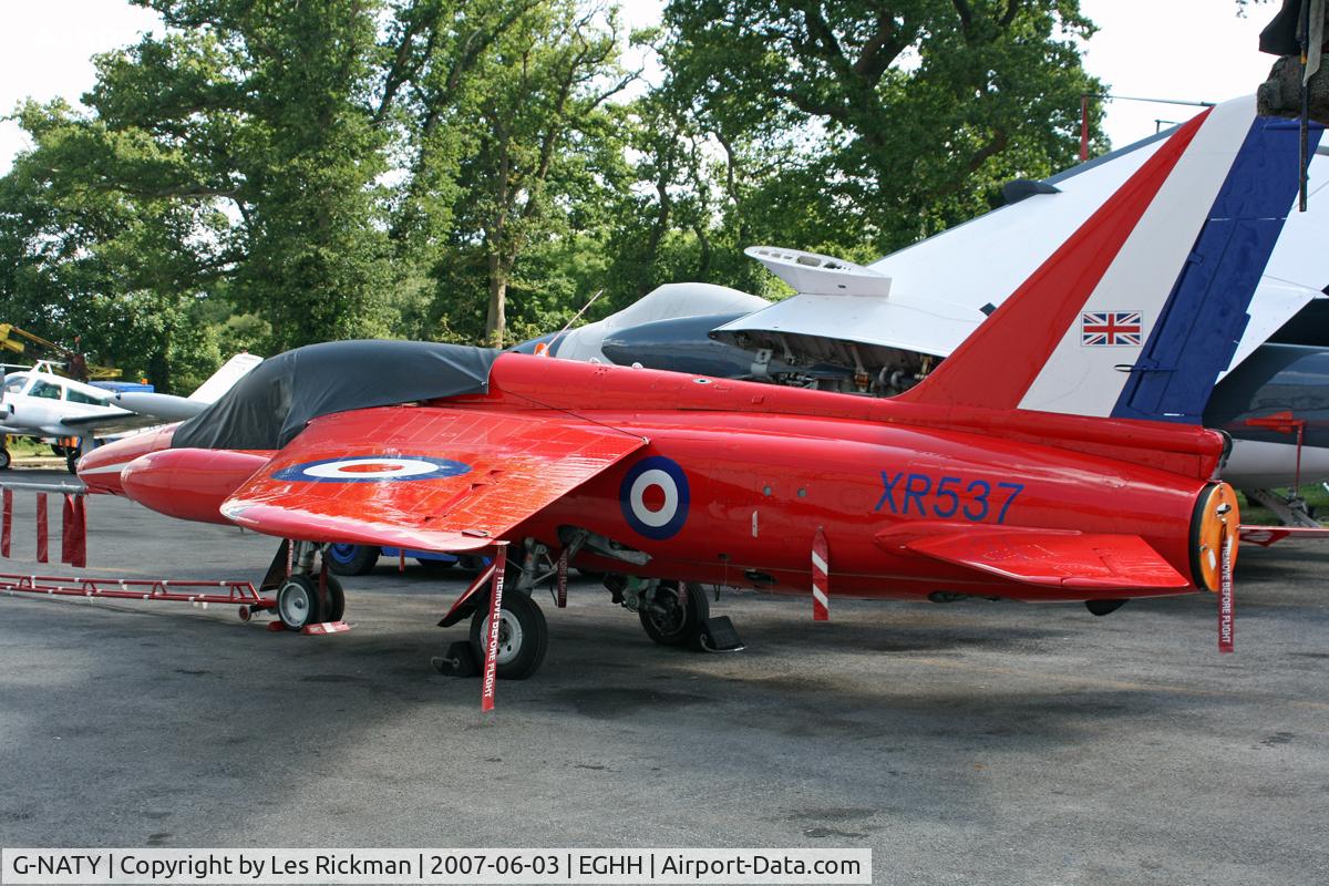 G-NATY, 1963 Hawker Siddeley Gnat T.1 C/N FL548, Folland Gnat Ex Red Arrow