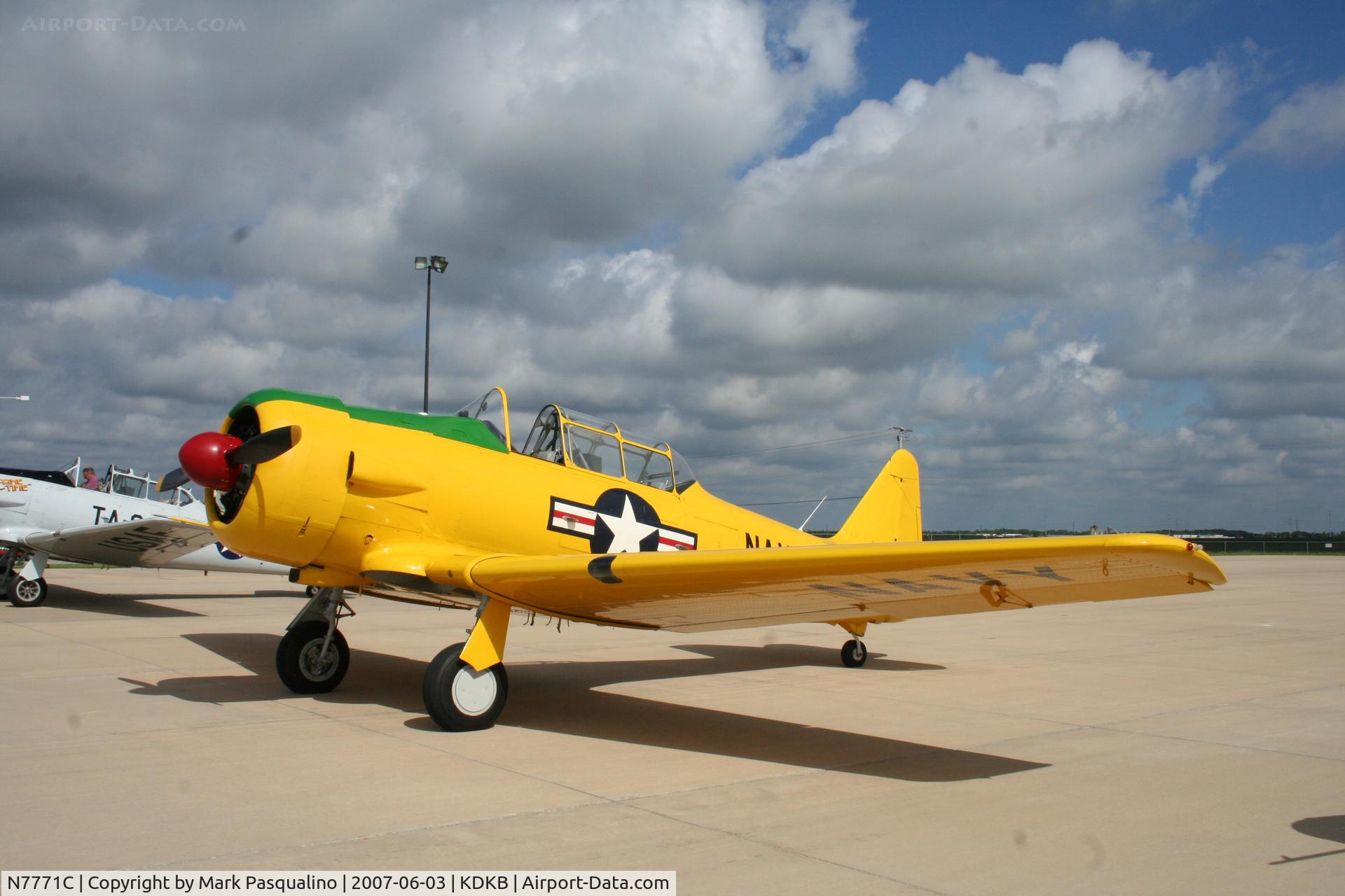 N7771C, 1959 North American T-6G Texan C/N 168-185, North American T-6G