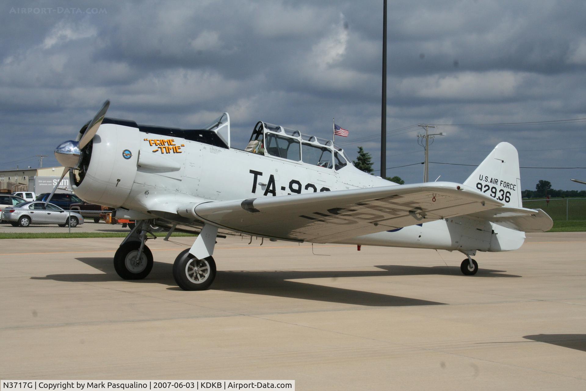 N3717G, North American AT-6G Texan C/N 168-40 (49-2936), North American AT-6G