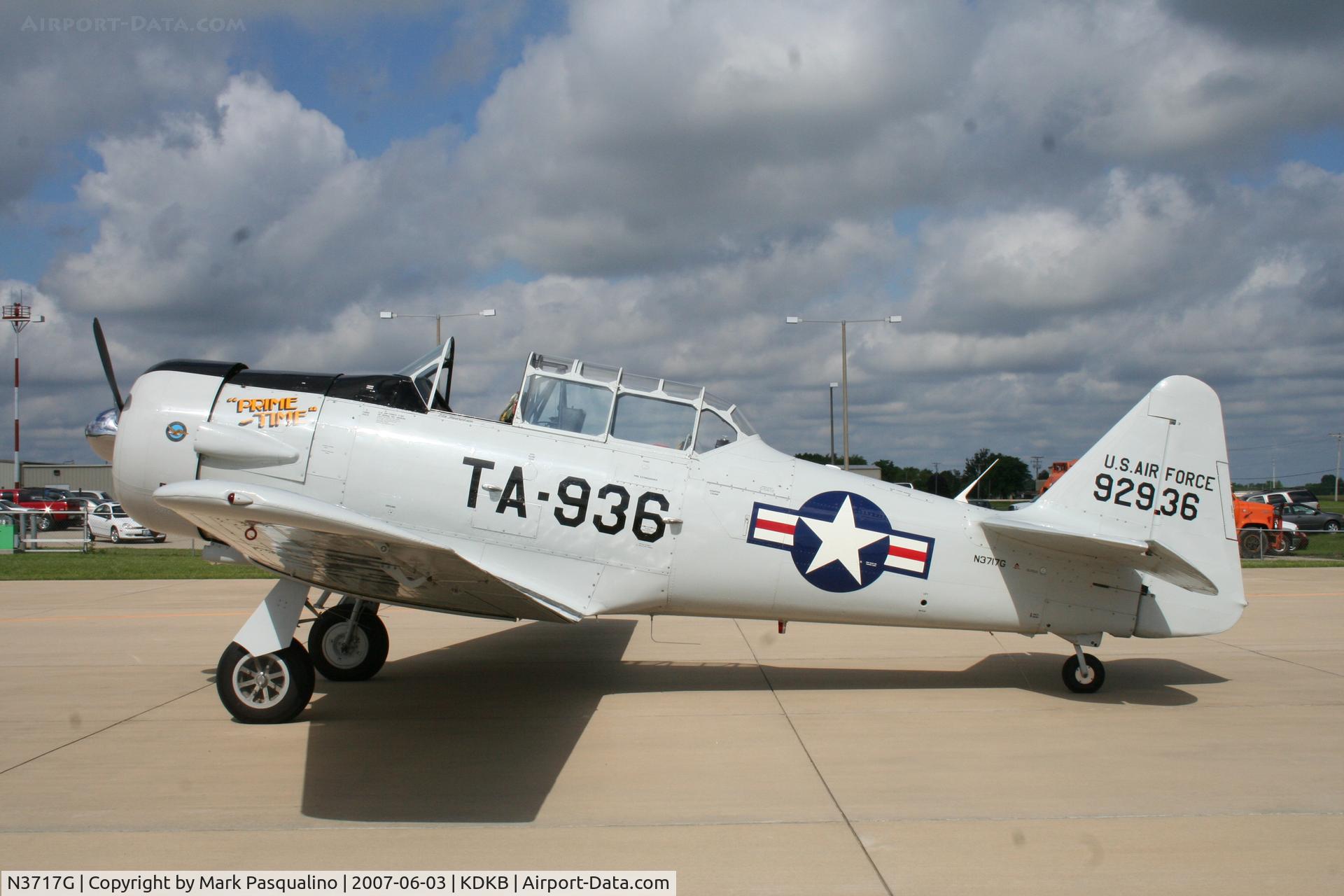 N3717G, North American AT-6G Texan C/N 168-40 (49-2936), North American AT-6G