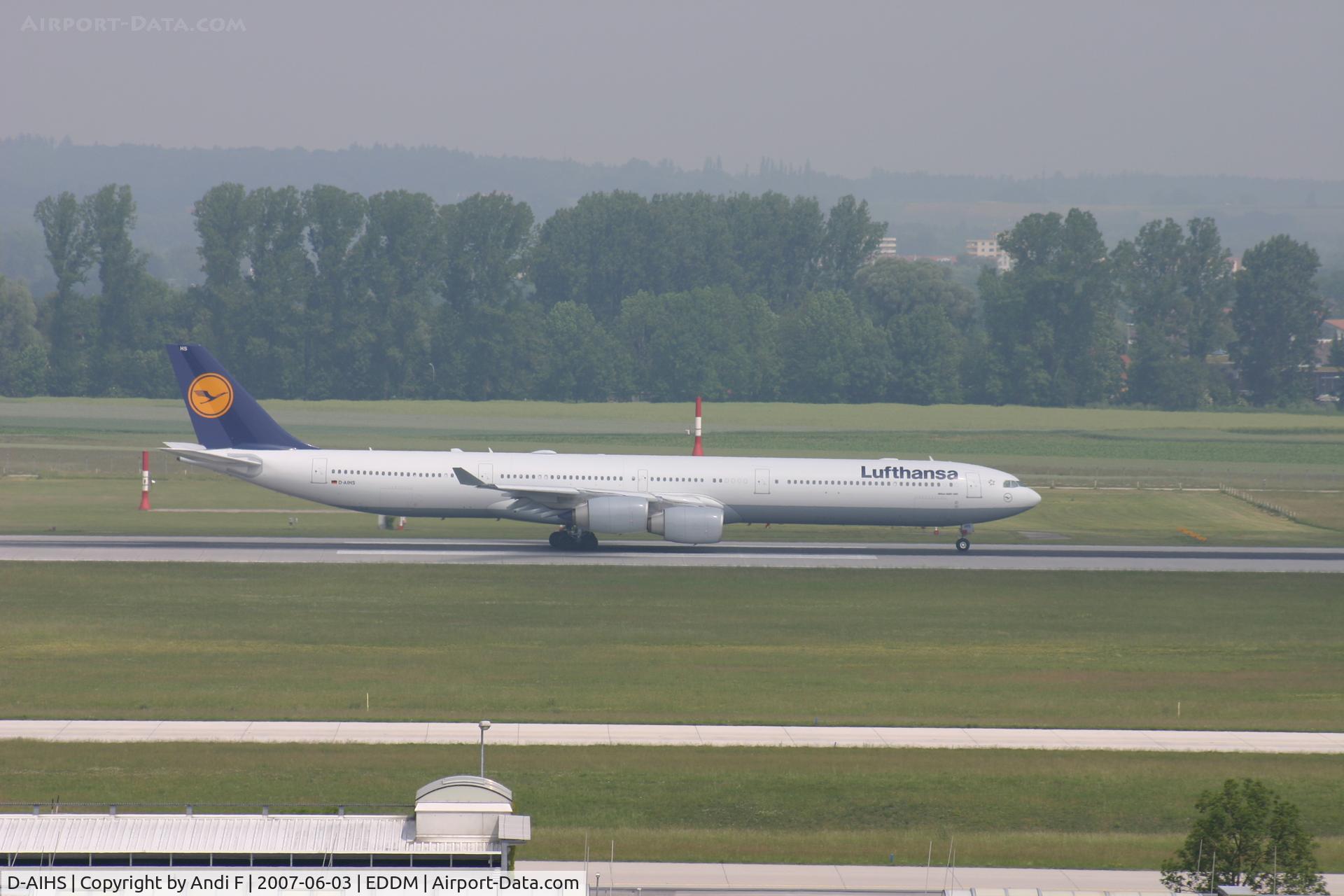 D-AIHS, 2007 Airbus A340-642 C/N 812, A340-600