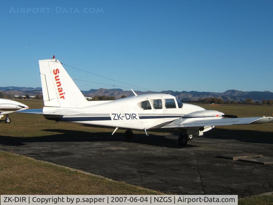 ZK-DIR, Piper PA-23-250 C/N 27-4242, @ Gisborne (NZ)