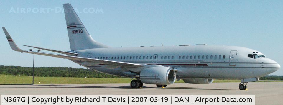 N367G, 1999 Boeing 737-75V C/N 28579, 1999 Boeing 737 in Danville Va.