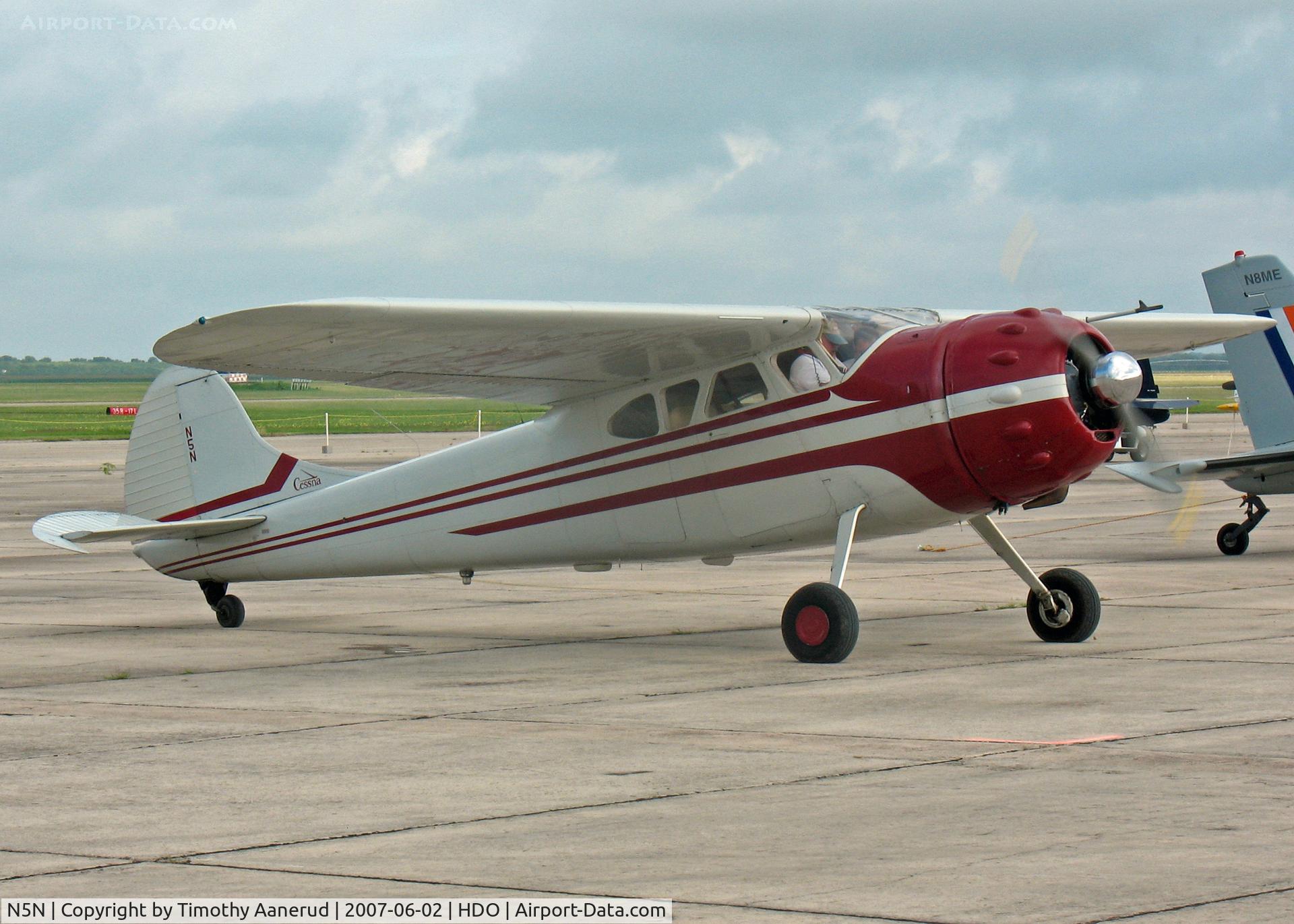 N5N, 1949 Cessna 195A C/N 7356, 1949 Cessna 195A, c/n 7356, The EAA Texas Fly-In