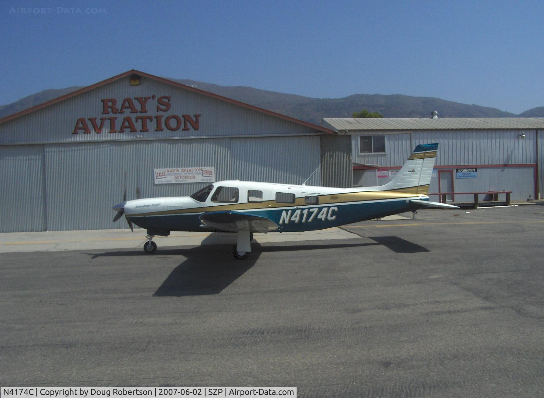 N4174C, 2000 Piper PA-32R-301 C/N 3246167, 2000 Piper PA-32R-301 SARATOGA II HP, Lycoming IO-540-K1G5 300 Hp