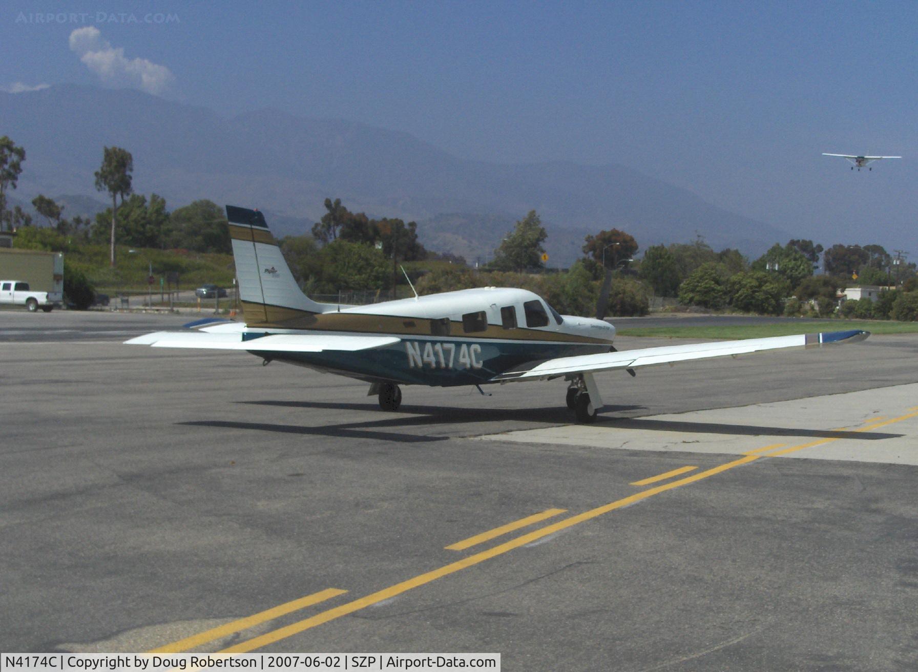 N4174C, 2000 Piper PA-32R-301 C/N 3246167, 2000 Piper PA-32R-301 SARATOGA II HP, Lycoming IO-540-K1G5 300 Hp