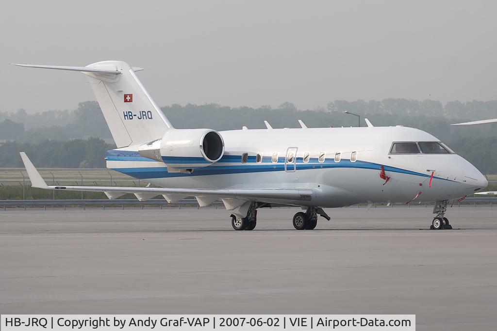 HB-JRQ, 2006 Bombardier Challenger 604 (CL-600-2B16) C/N 5651, CL-604
