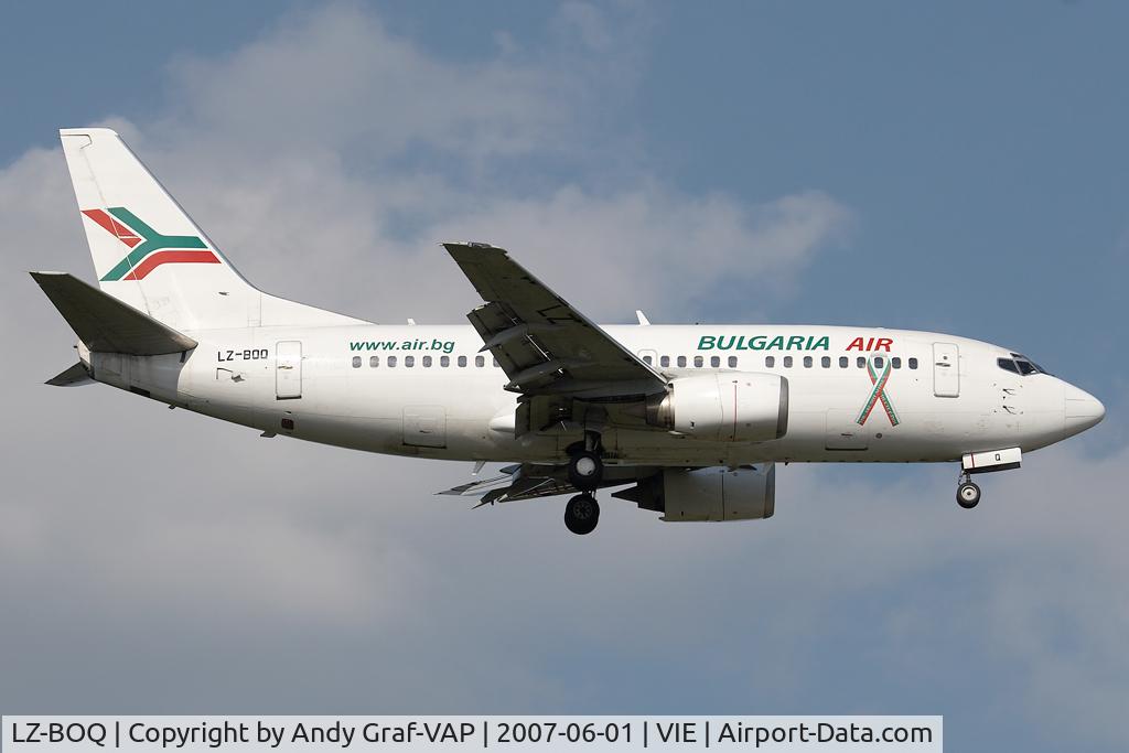 LZ-BOQ, 1992 Boeing 737-522 C/N 26687, Bulgaria Air B737-300