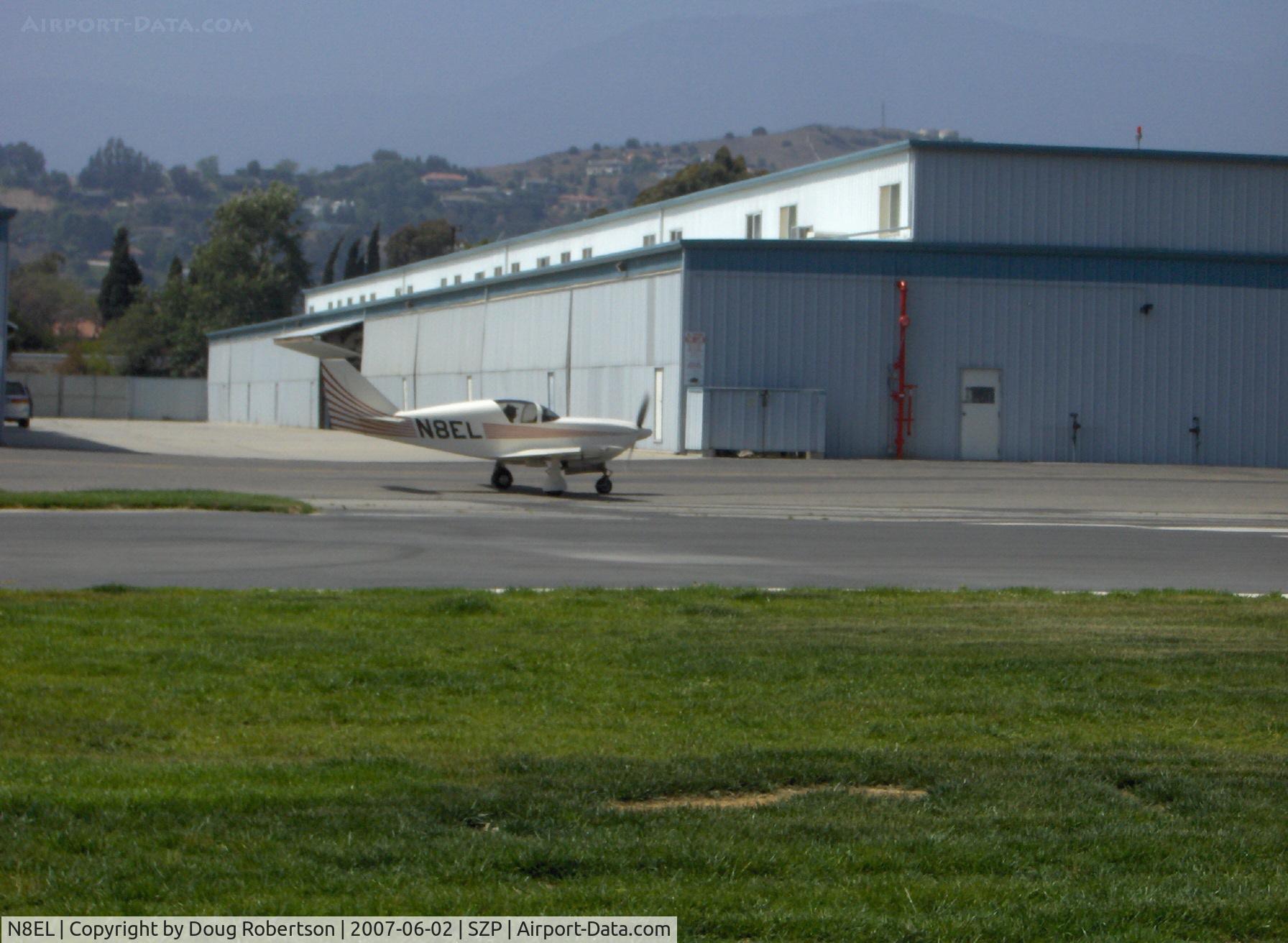 N8EL, 1992 Stoddard-Hamilton Glasair C/N 614R, 1992 Hall STODDARD-HAMILTON GLASAIR, Lycoming IO-360-B1E 180 Hp, taxi to Rwy 22