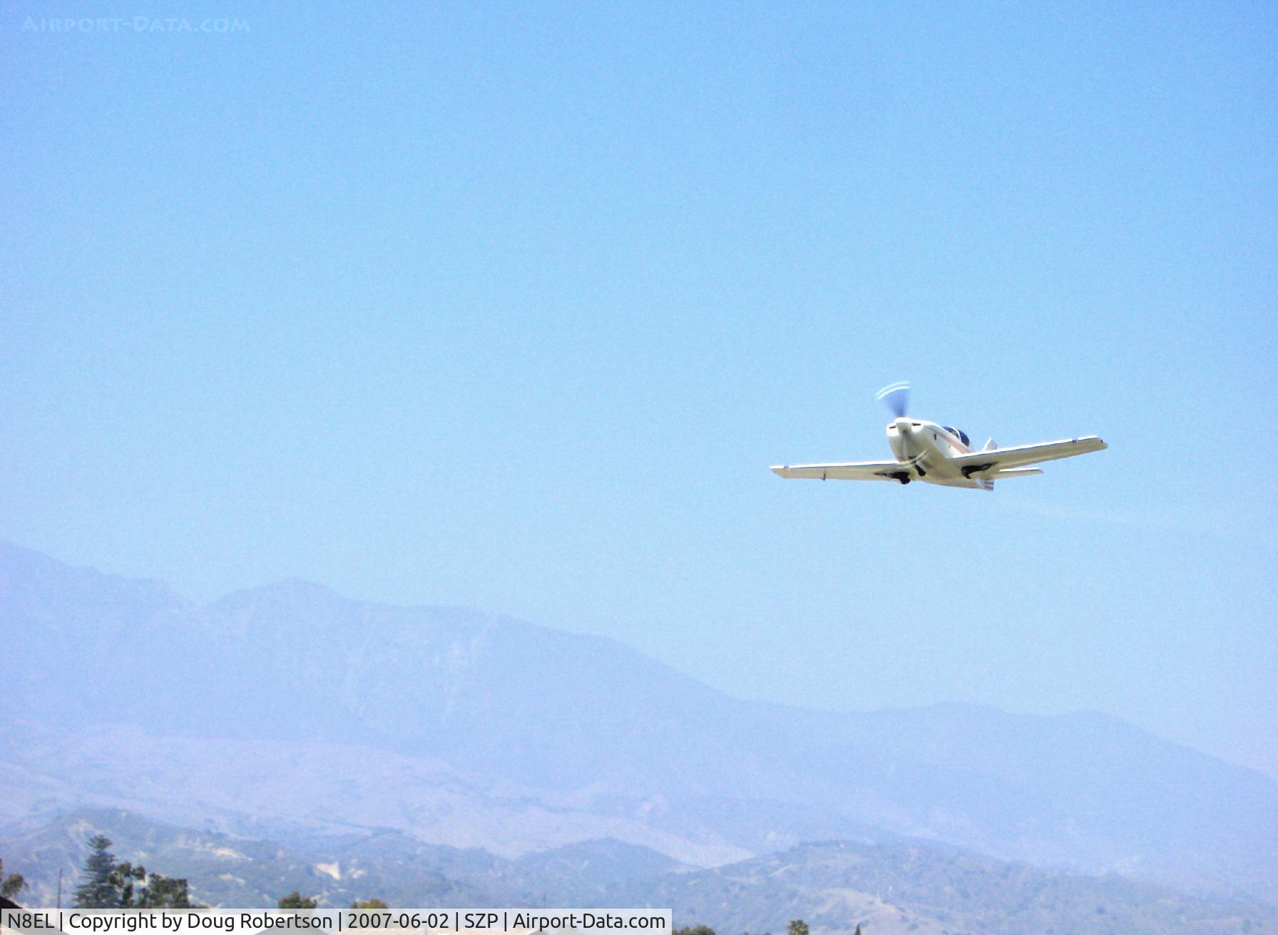 N8EL, 1992 Stoddard-Hamilton Glasair C/N 614R, 1992 Hall STODDARD-HAMILTON GLASAIR, Lycoming IO-360-B1E 180 Hp, takeoff climb Rwy 22