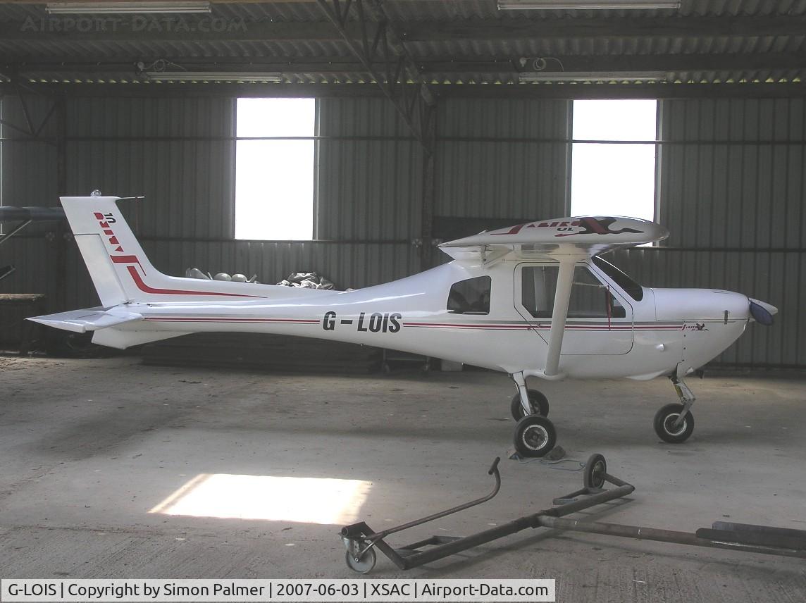 G-LOIS, 1998 Jabiru UL C/N PFA 274A-0144, Jabiru UL in hangar at Sackville Lodge