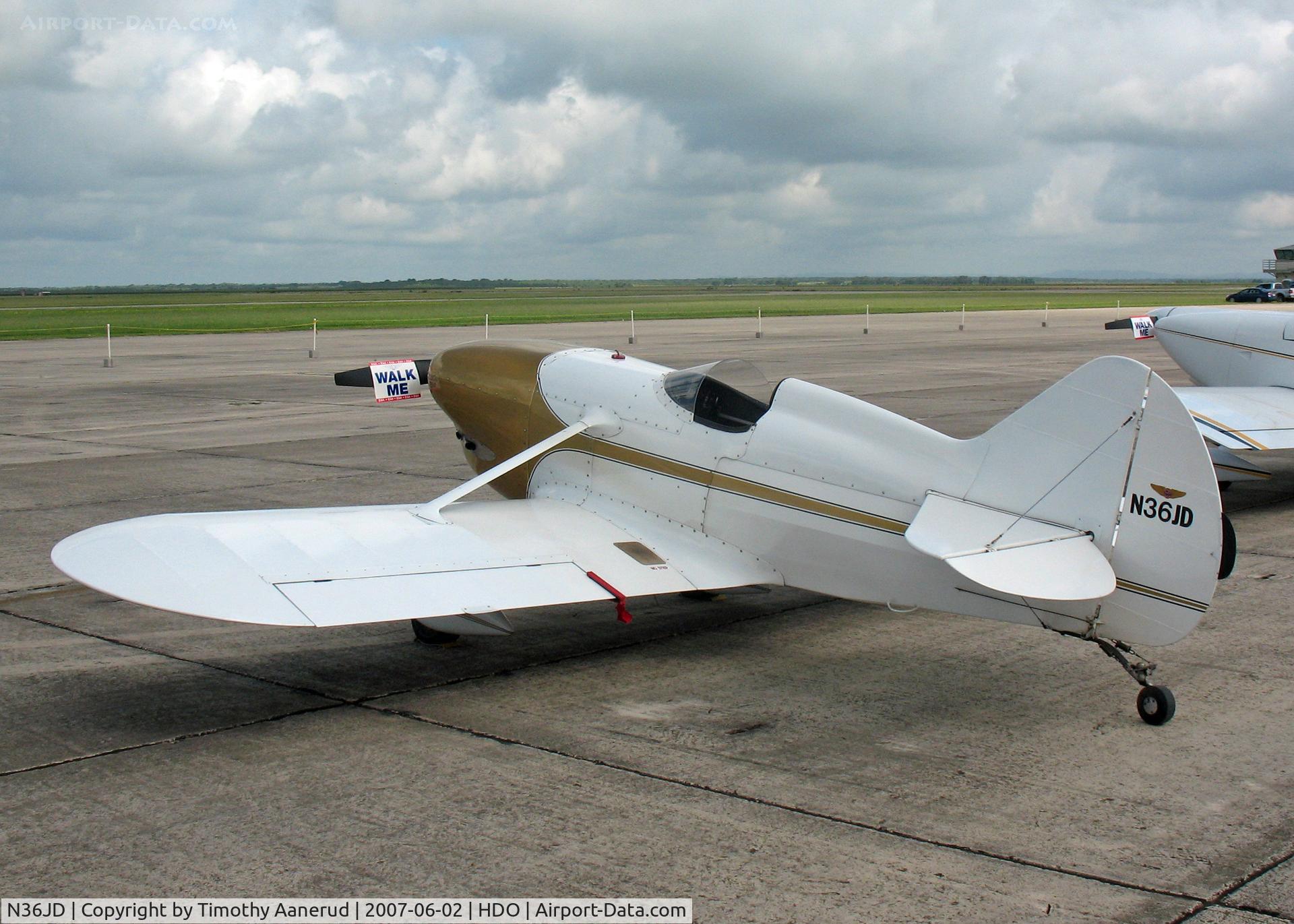 N36JD, 2001 Dormer John D G JD SPECIAL C/N 002, 2001 Dormer John D G JD SPECIAL, c/n 002, The EAA Texas Fly-In.  re: Sport Aviation, June 2002, p. 80, 