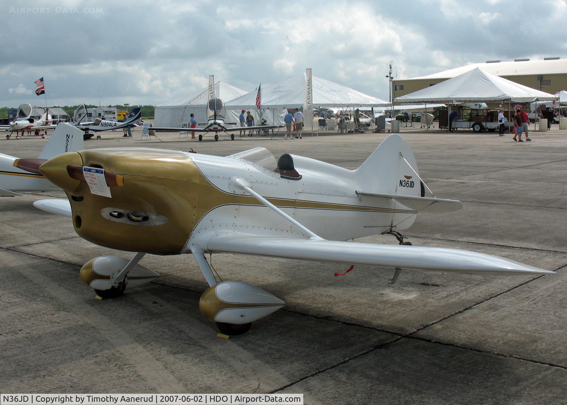 N36JD, 2001 Dormer John D G JD SPECIAL C/N 002, 2001 Dormer John D G JD SPECIAL, c/n 002, The EAA Texas Fly-In