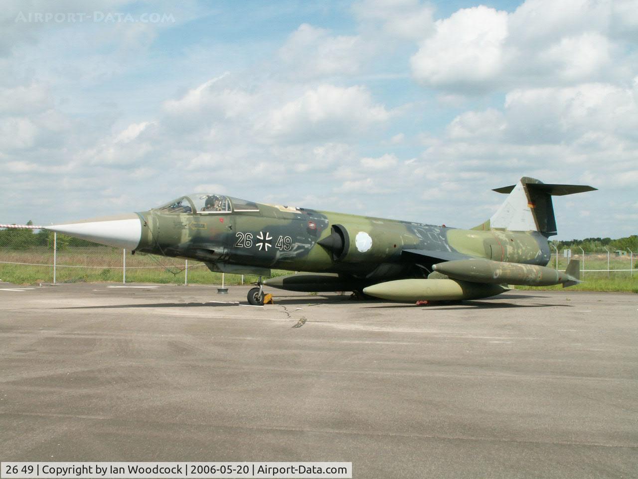 26 49, Lockheed F-104G Starfighter C/N 683-7309, Lockheed F-104G/Luftwaffenmuseum/Berlin-Gatow