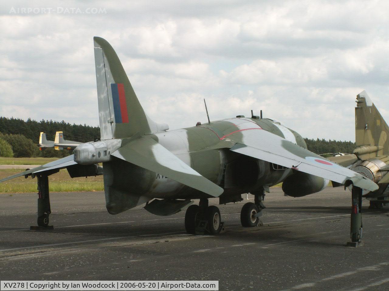 XV278, 1966 Hawker Siddeley Harrier GR.1 C/N Not found XV278, British Aerospace Harrier GR.1/Preserved/Berlin-Gatow