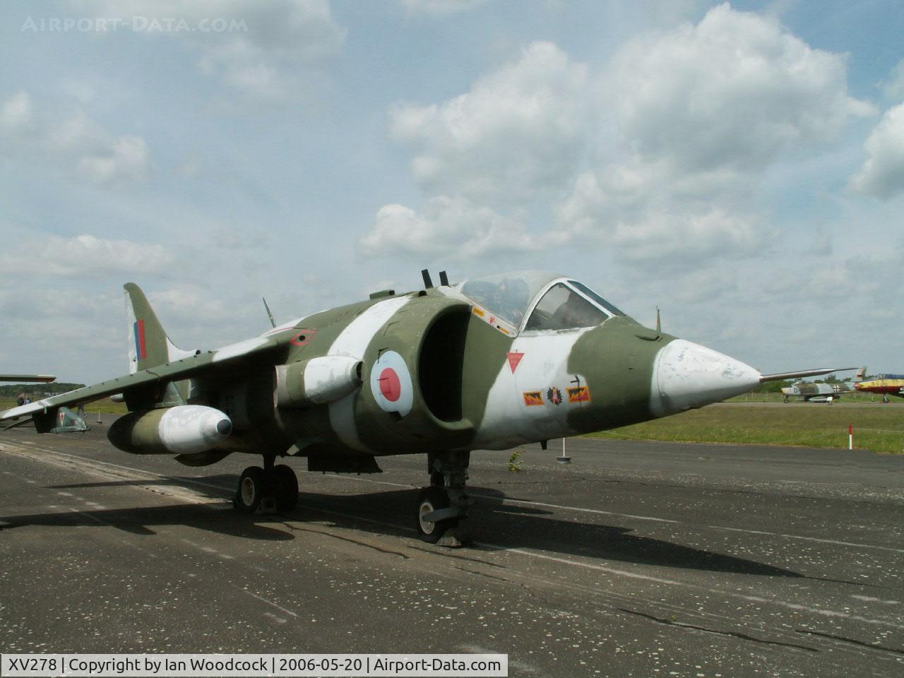 XV278, 1966 Hawker Siddeley Harrier GR.1 C/N Not found XV278, British Aerospace Harrier GR.1/Preserved/Berlin-Gatow