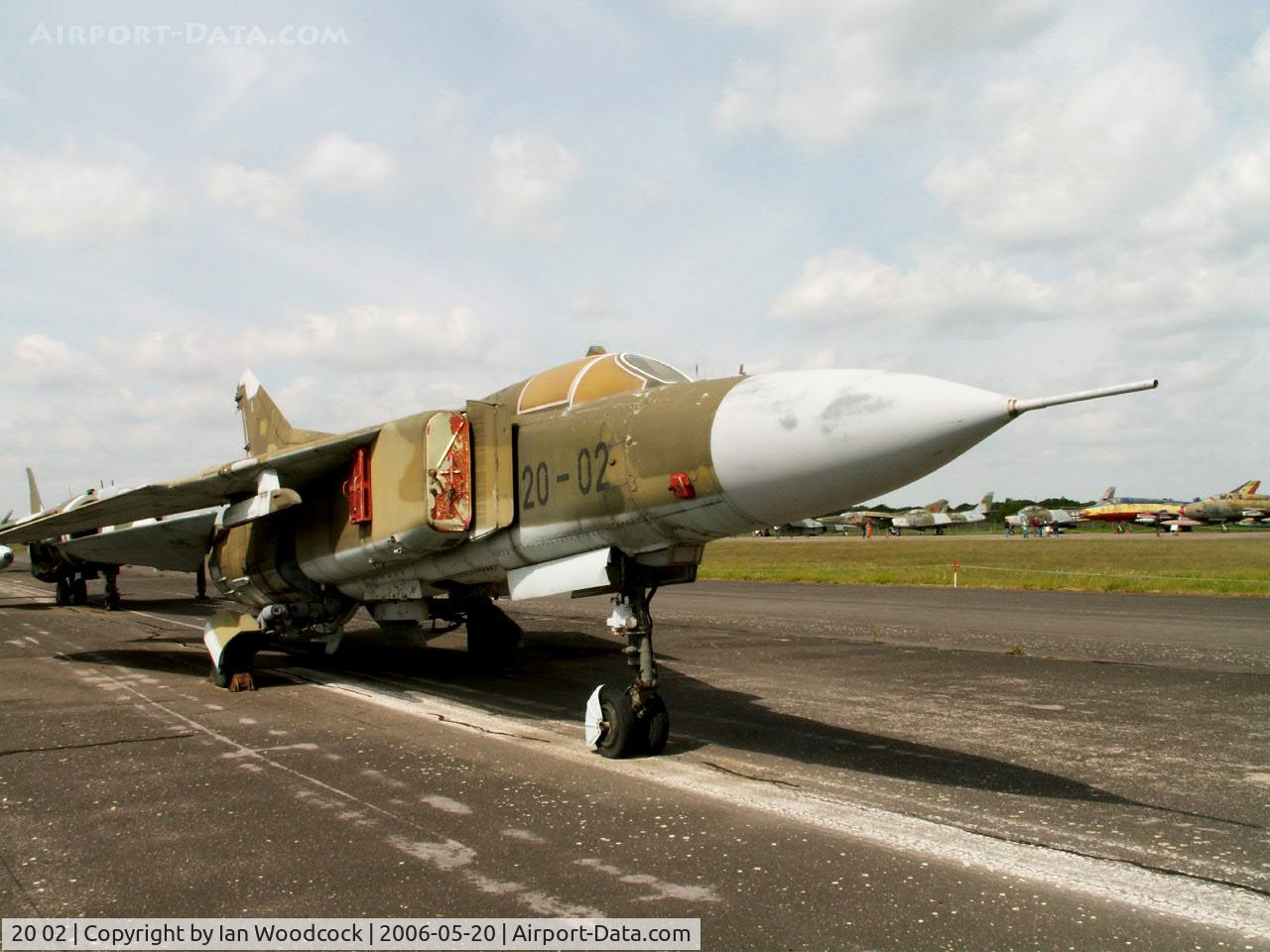 20 02, Mikoyan-Gurevich MiG-23MF C/N 0390213299, Mikoyan-Gurevich MiG-23-MF/Preserved/Berlin-Gatow