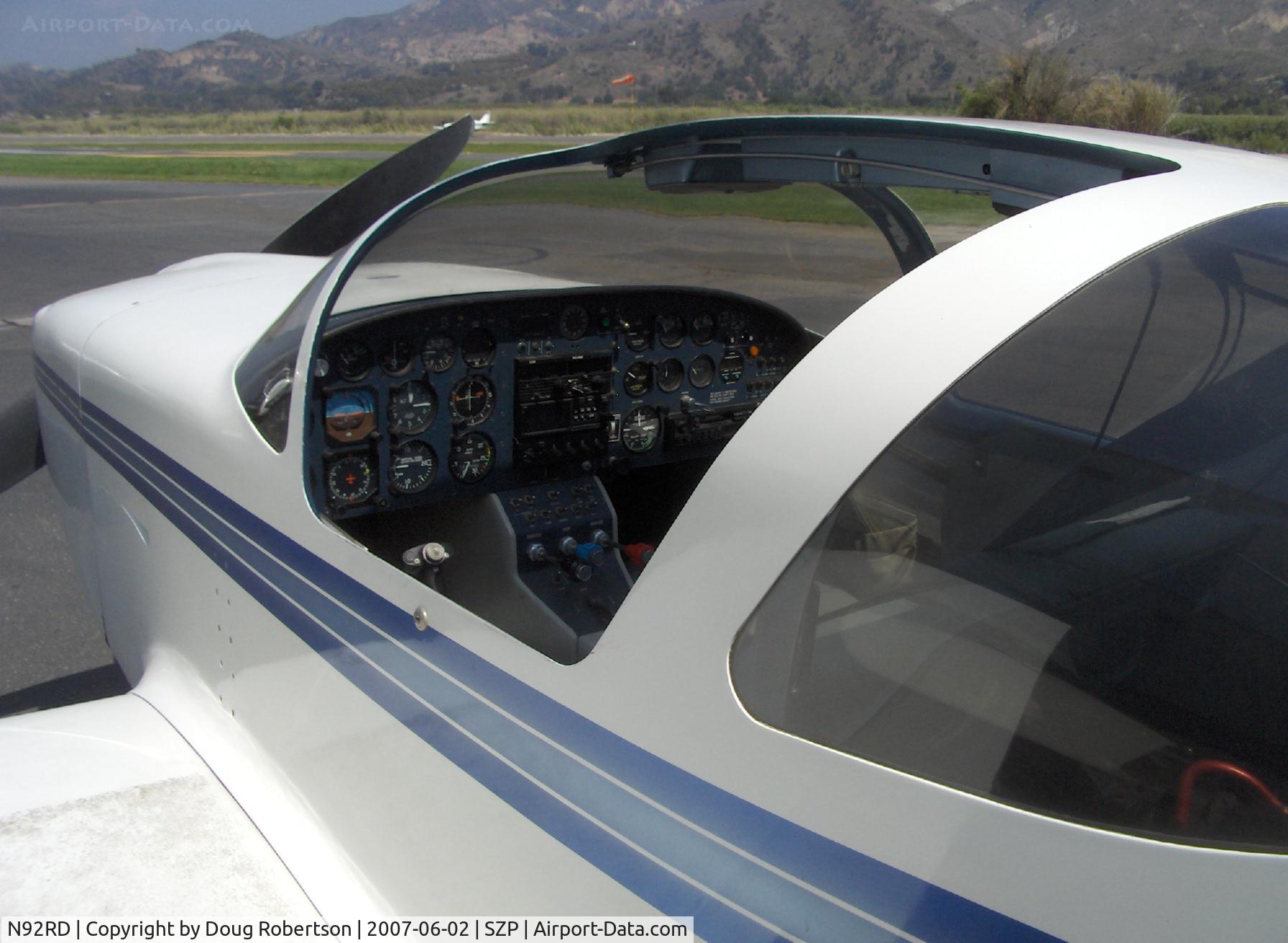 N92RD, Stoddard-Hamilton Glasair SH-2R C/N 630, 1991 Davis  GLASAIR SH-2R 'Susie Q', panel
