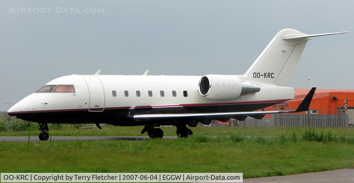OO-KRC, 2005 Bombardier Challenger 604 (CL-600-2B16) C/N 5577, Challenger CL604