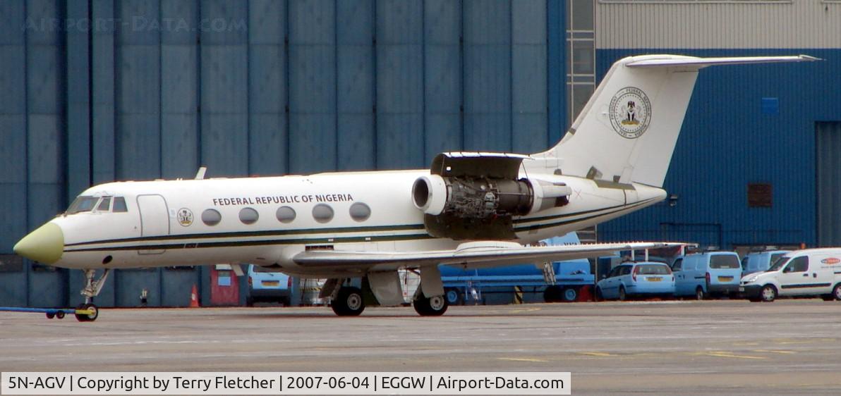 5N-AGV, 1976 Grumman G-1159 Gulfstream II C/N 177, Gulfstream G1159