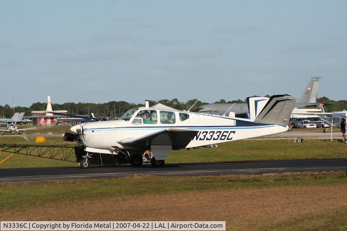 N3336C, 1955 Beech F35 Bonanza C/N D-4002, F35