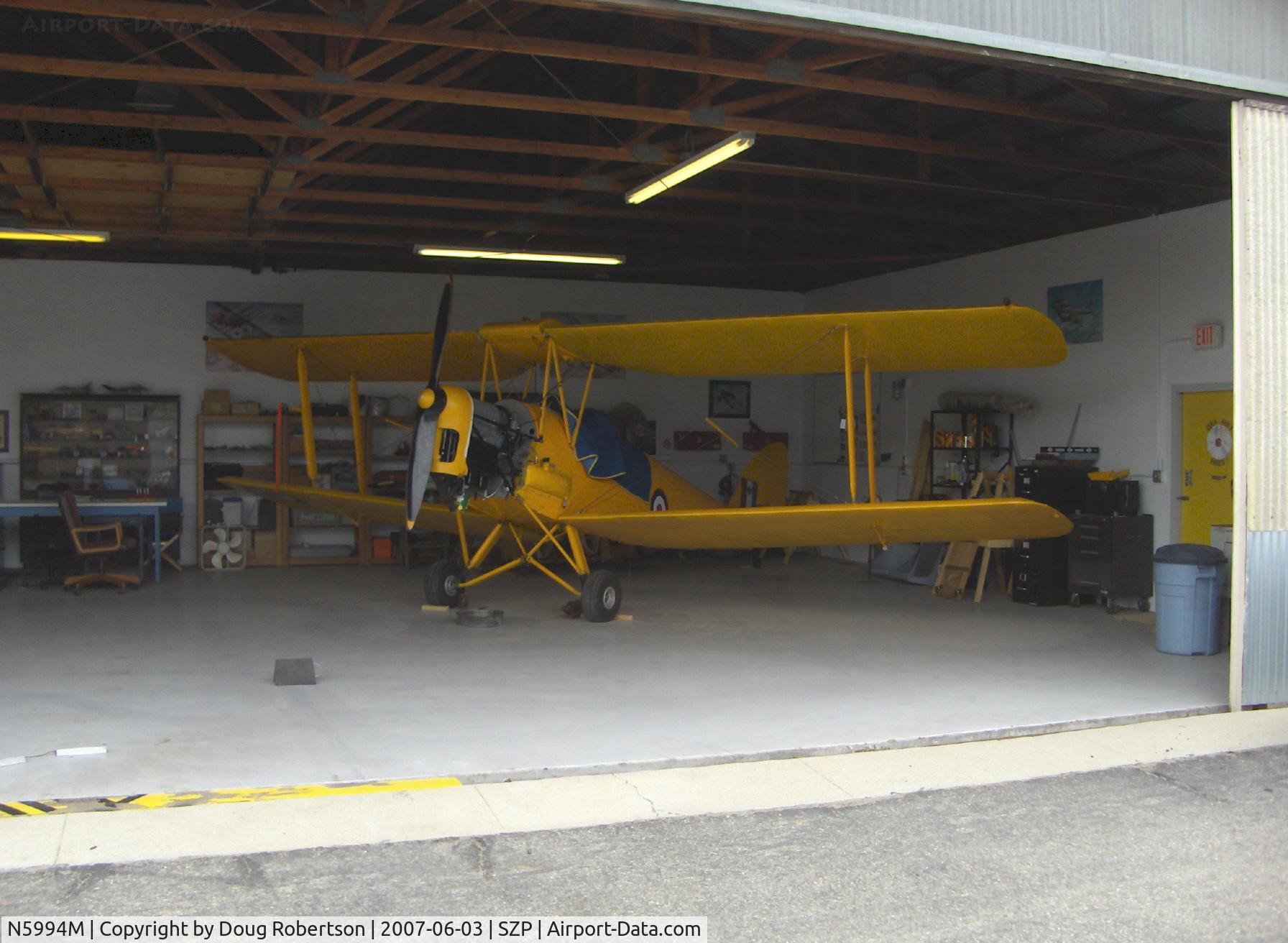 N5994M, 1942 De Havilland Canada DH-82C Tiger Moth C/N DHC1297, 1942 DeHavilland DH 82C TIGER MOTH, DH Gipsy Major 1C 142 Hp