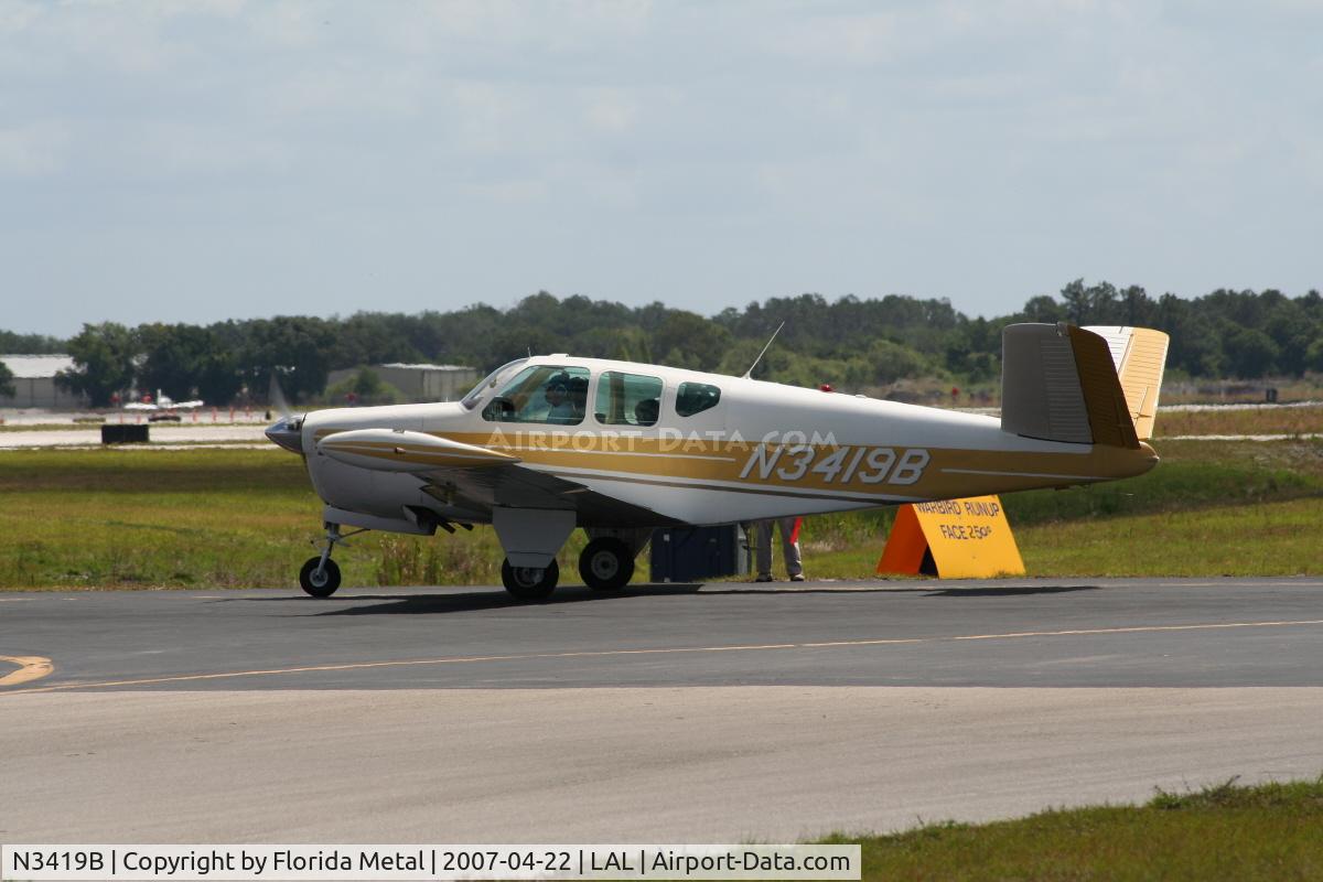 N3419B, 1953 Beech D35 C/N D-3657, D35
