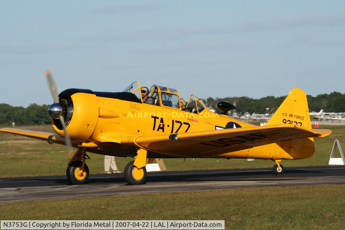 N3753G, 1949 North American T-6G Texan C/N 168-281, T-6G