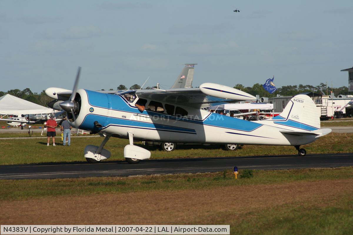 N4383V, 1949 Cessna 195 C/N 7305, C195