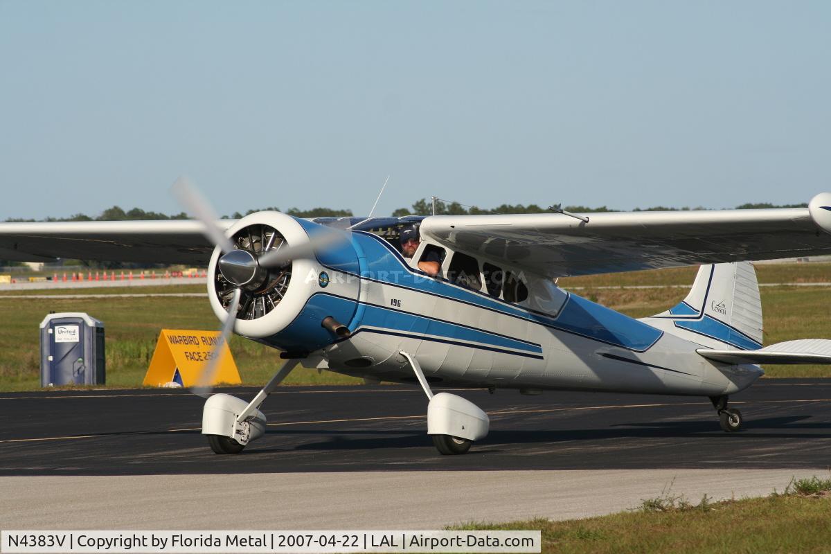 N4383V, 1949 Cessna 195 C/N 7305, C195