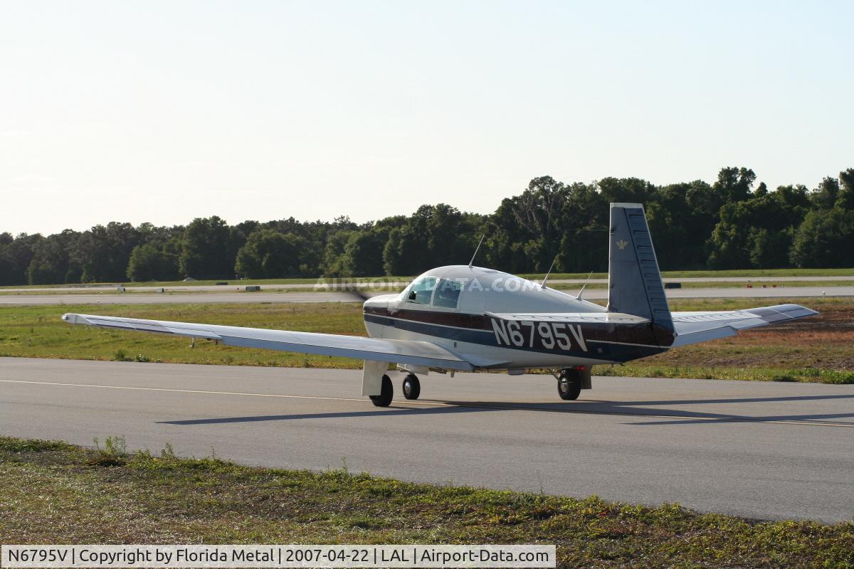 N6795V, 1970 Mooney M20C Ranger C/N 700086, M20C