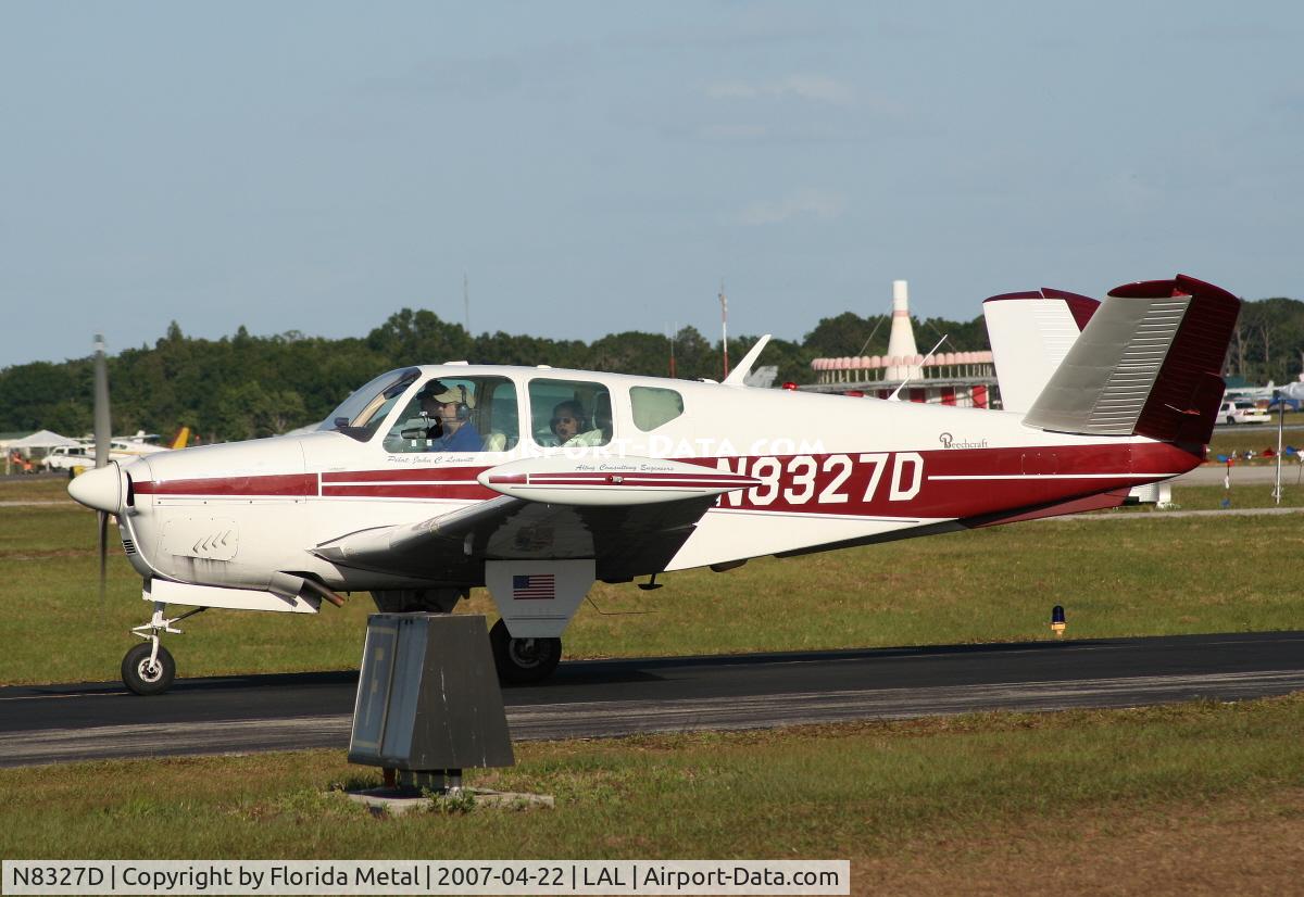 N8327D, 1957 Beech J35 Bonanza C/N D-5411, J35