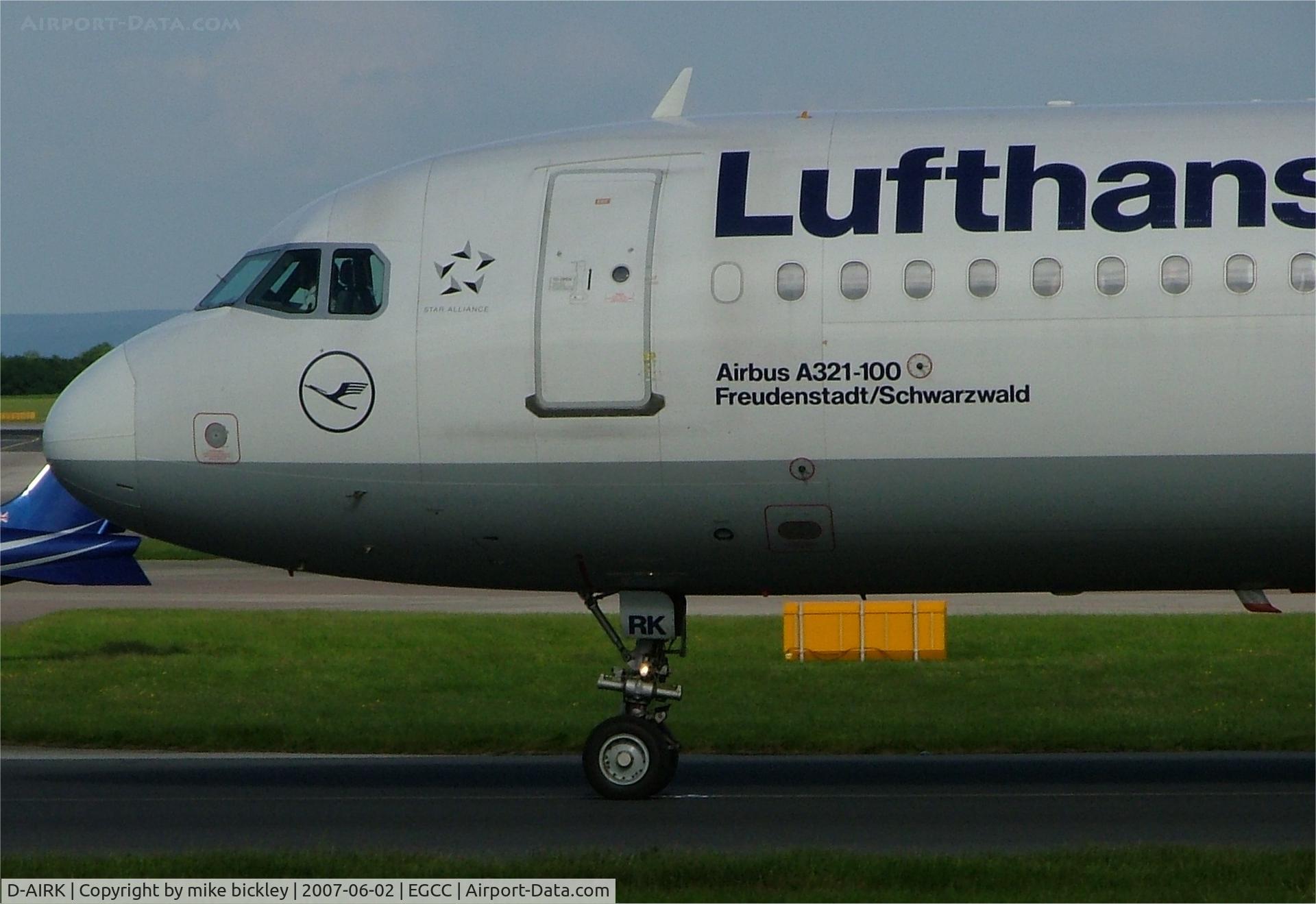 D-AIRK, 1994 Airbus A321-131 C/N 0502, lufthansa arrival