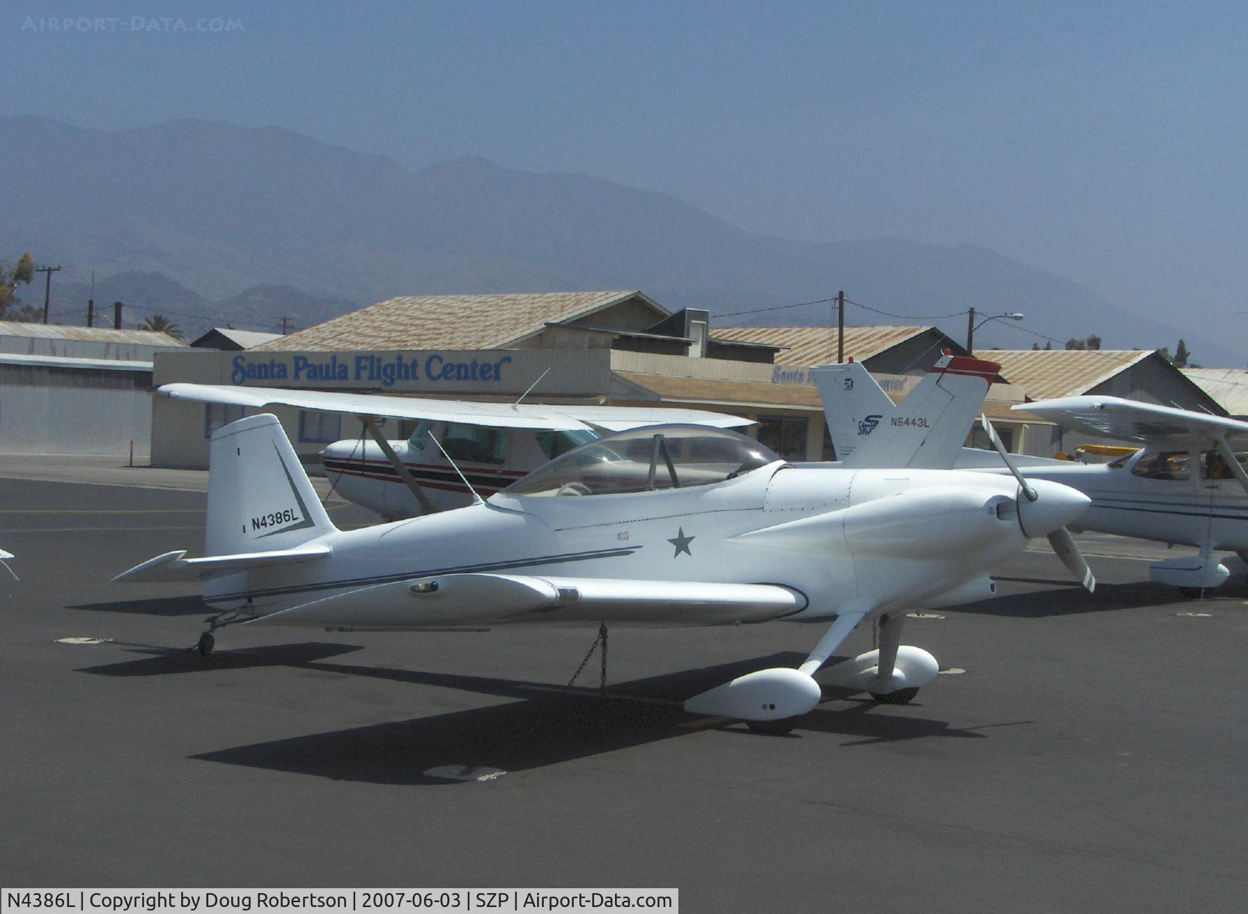 N4386L, 1992 Vans RV-4 C/N 1346, 1992 Anderson VAN's RV-4, Lycoming O-320