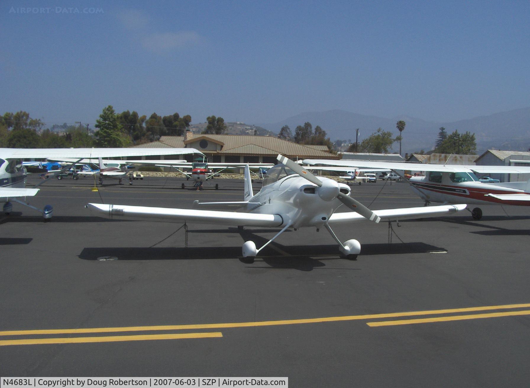 N4683L, 1966 Cessna 172G C/N 17254678, 1992 Anderson VAN's RV-4, Lycoming O-320