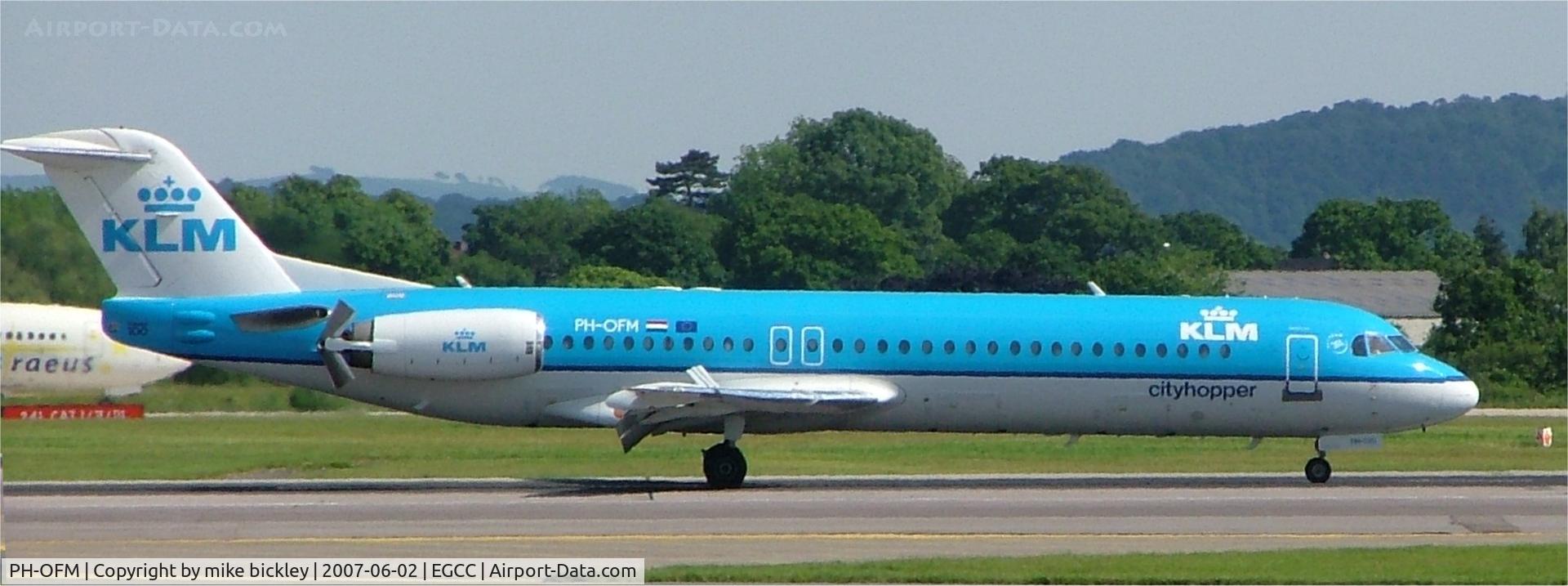 PH-OFM, 1993 Fokker 100 (F-28-0100) C/N 11475, klm cityhopper fokker 100 (F28-0100)