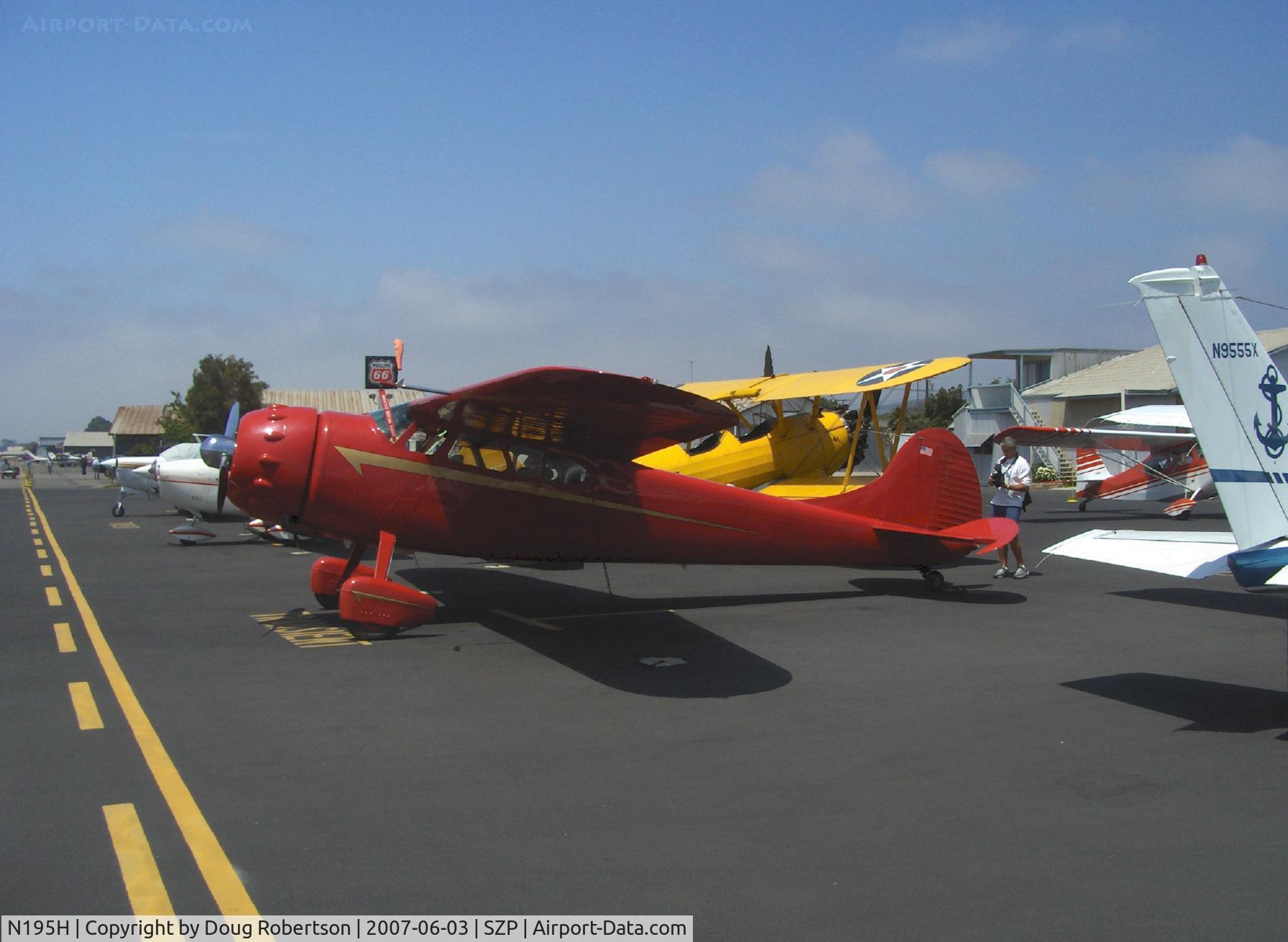 N195H, 1948 Cessna 195 Businessliner C/N 7200, 1948 Cessna 195 BUSINESSLINER, Jacobs R755-A2 radial 300 Hp