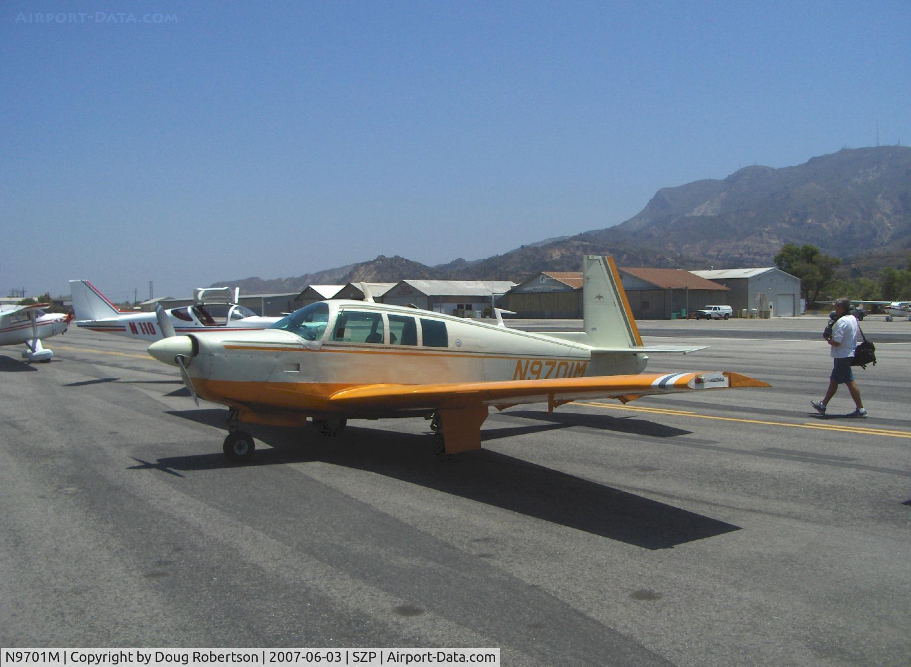 N9701M, 1967 Mooney M20F Executive C/N 670261, 1967 Mooney M20F EXECUTIVE, Lycoming IO-360 200 Hp