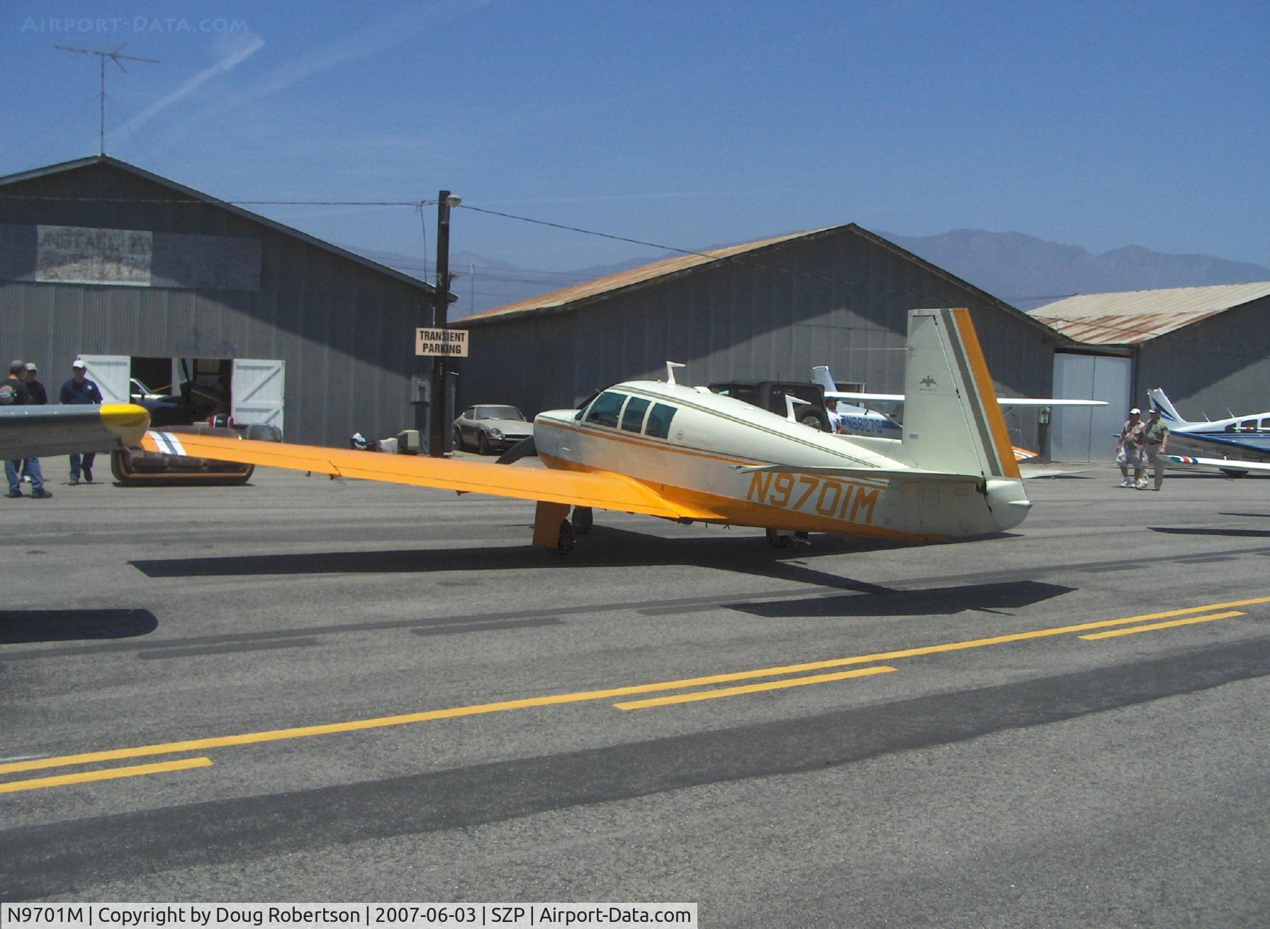 N9701M, 1967 Mooney M20F Executive C/N 670261, 1967 Mooney M20F EXECUTIVE, Lycoming IO-360 200 Hp