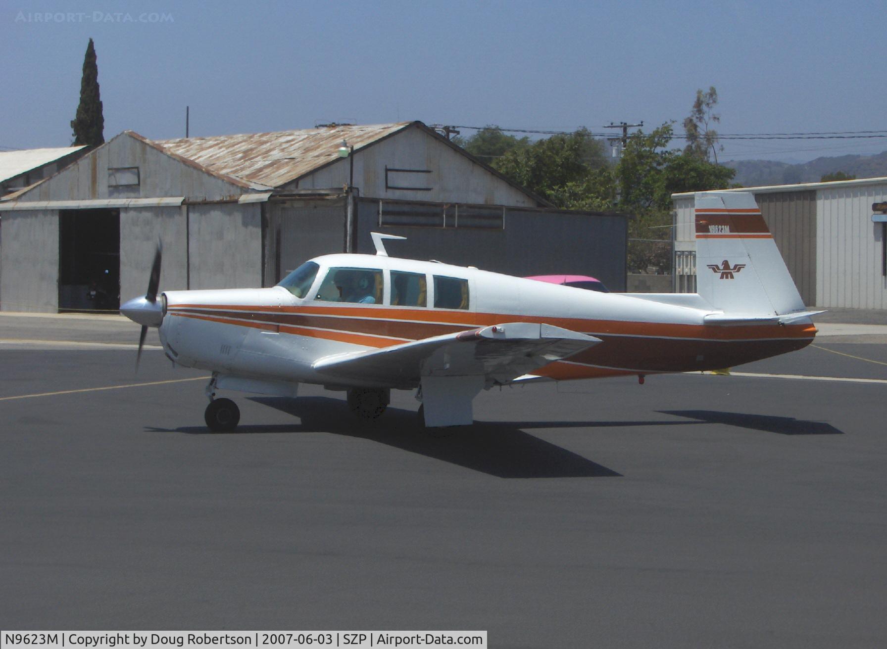 N9623M, 1966 Mooney M20F Executive C/N 670200, 1966 Mooney M20F EXECUTIVE, Lycoming IO-360 200 Hp
