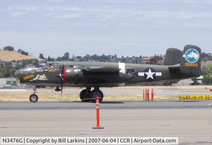 N3476G, 1944 North American B-25J Mitchell C/N 108-33257, At Concord for a second year