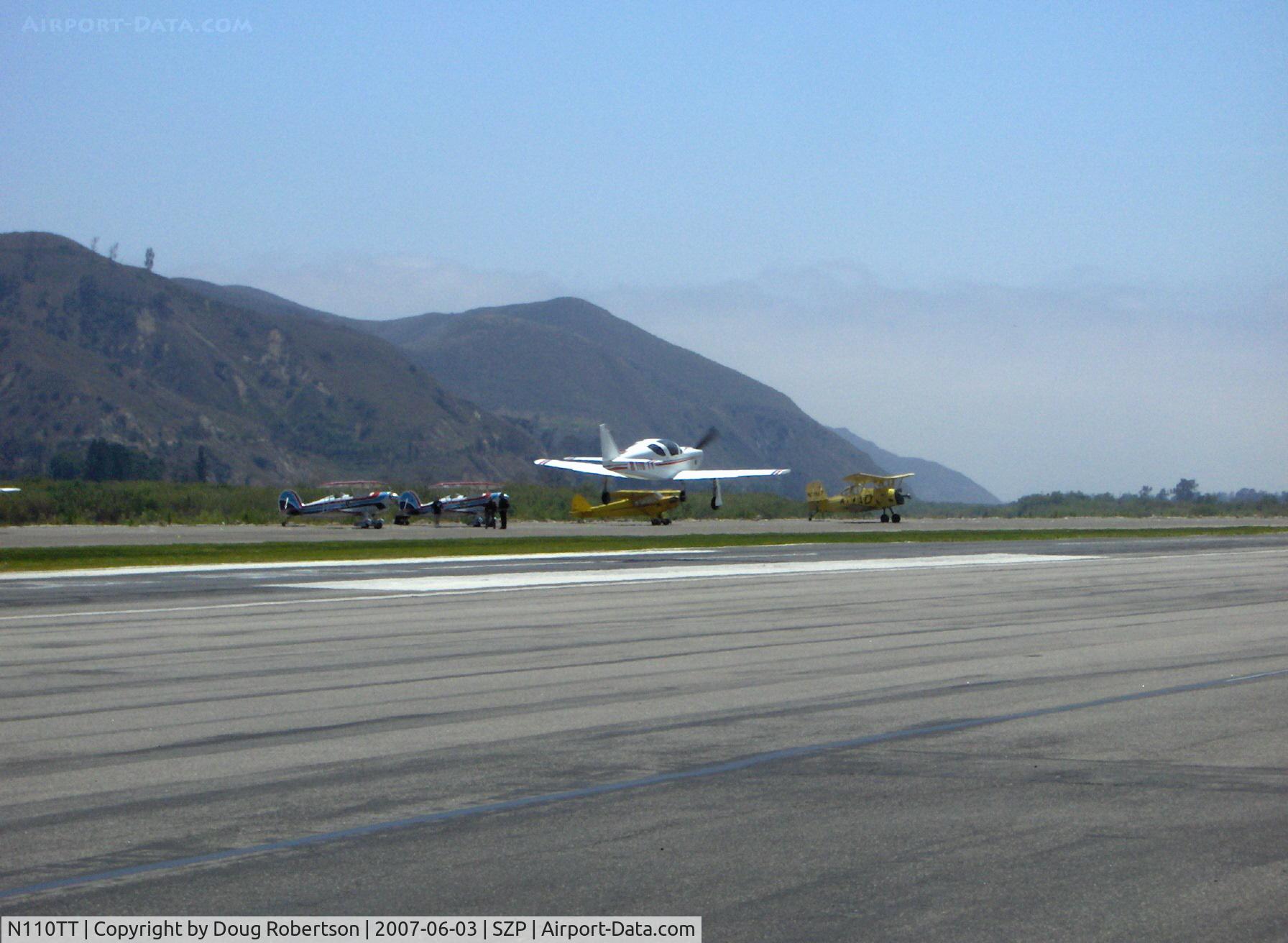 N110TT, Stoddard-Hamilton Glasair III SH-3R C/N 3205, 1994 Kirk Stoddard-Hamilton SH-3R GLASAIR III, takeoff climb Rwy 22