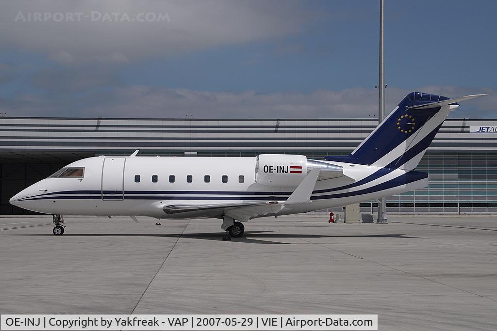 OE-INJ, 1999 Bombardier Challenger 604 (CL-600-2B16) C/N 5435, Transair CL600 Challenger