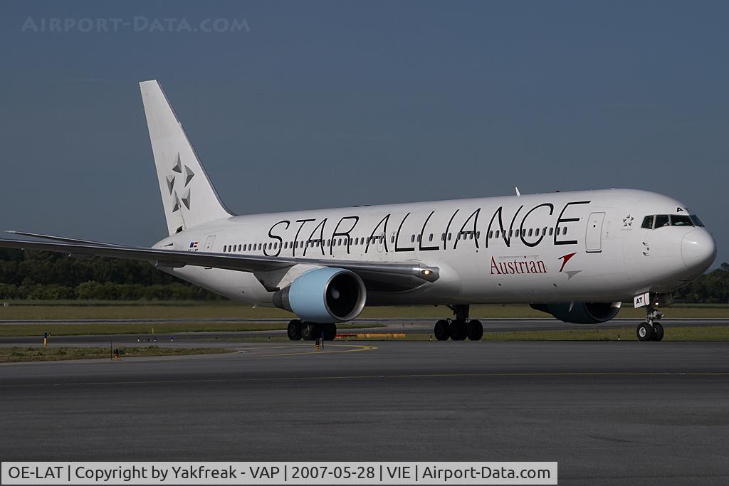 OE-LAT, 1991 Boeing 767-31A C/N 25273, Austrian Airlines Boeing 767-300 in Star Alliance colors