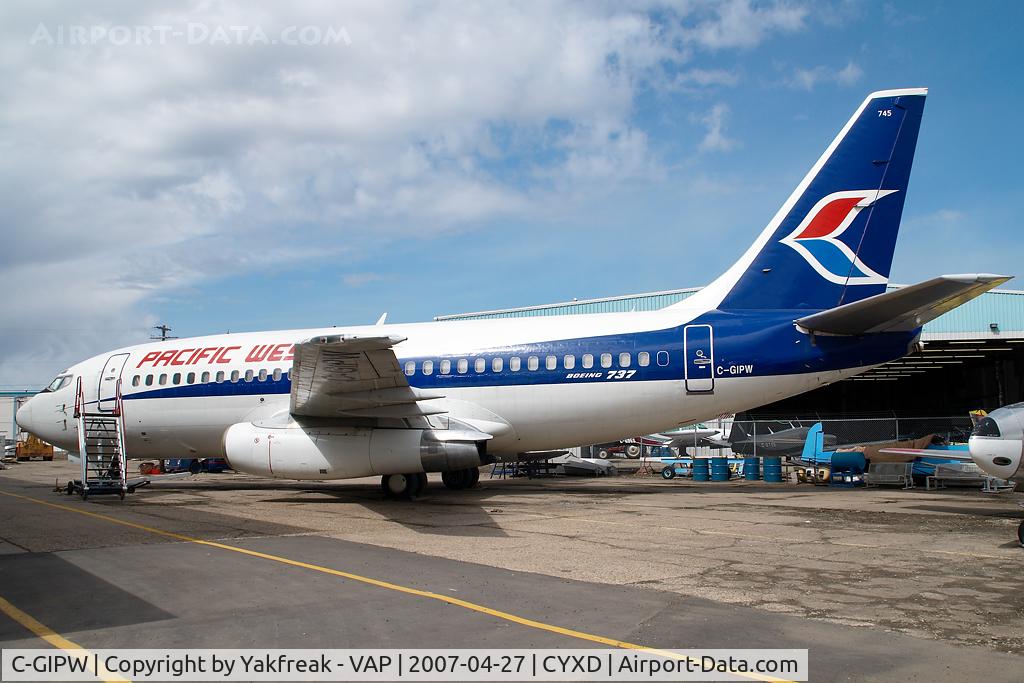 C-GIPW, 1979 Boeing 737-275 C/N 21712, Pacific Western Boeing 737-200
