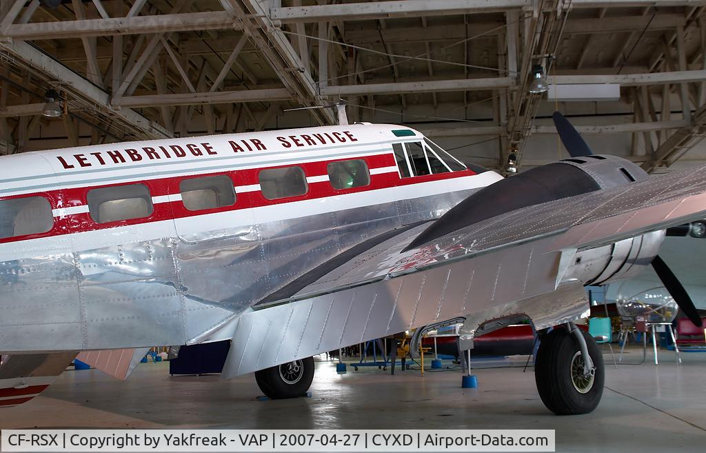 CF-RSX, 1952 Beech Expeditor 3NM C/N CA-245, Lethbridge Air Service Beech 18