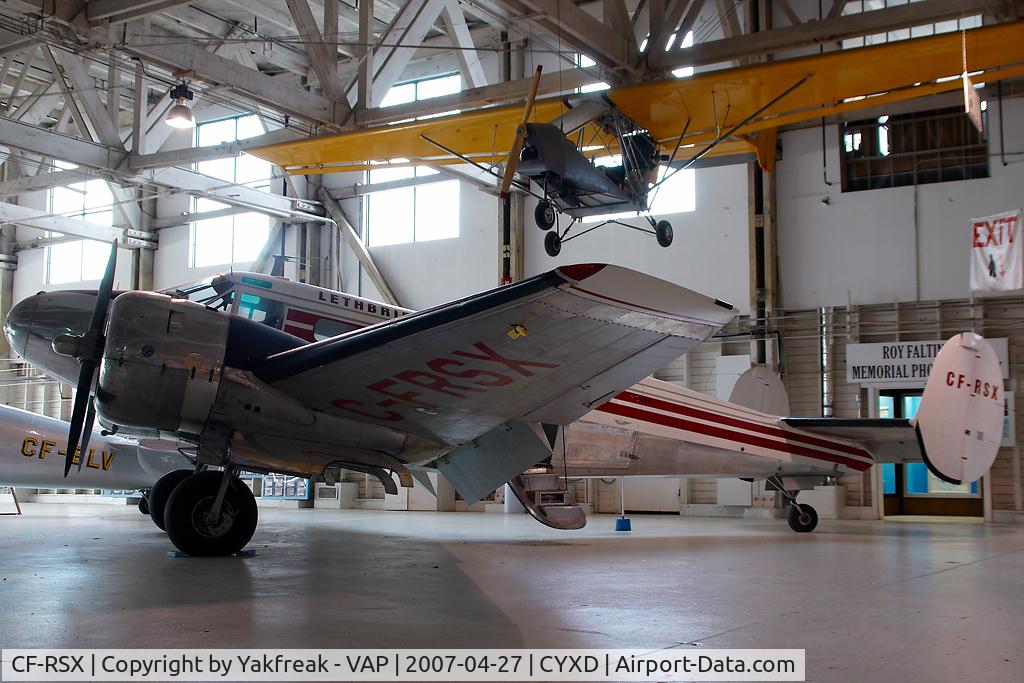 CF-RSX, 1952 Beech Expeditor 3NM C/N CA-245, Lethbridge Air Service Beech 18