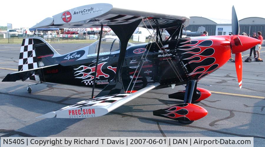 N540S, 1979 Pitts S-2S Special C/N 009, 1979 Grahn J/grahn G Pitts S2S aerobatic plane in Danville Va. for Sky-Fest.