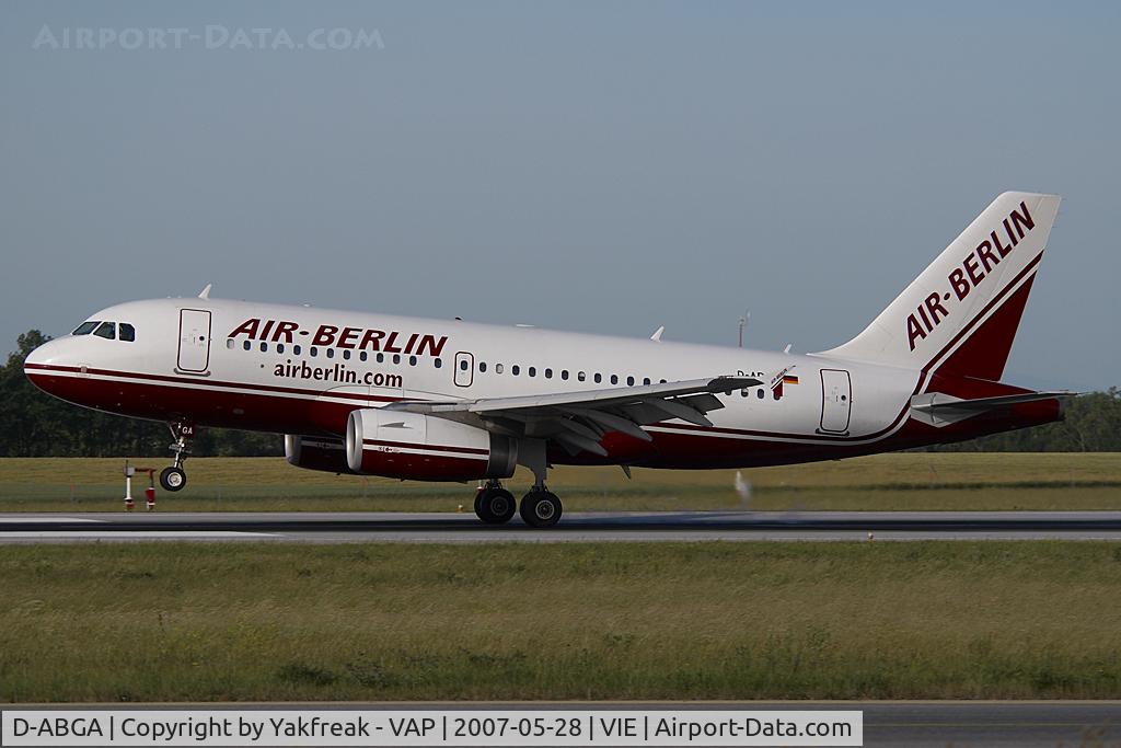D-ABGA, 2005 Airbus A319-132 C/N 2383, Air Berlin Airbus 319