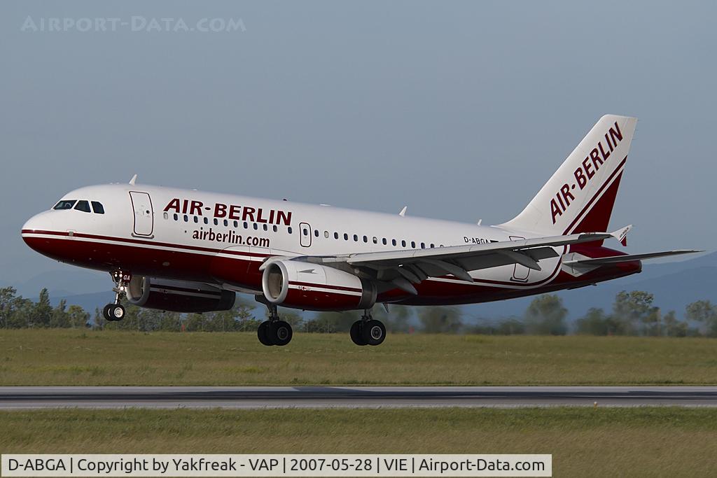 D-ABGA, 2005 Airbus A319-132 C/N 2383, Air Berlin Airbus 319